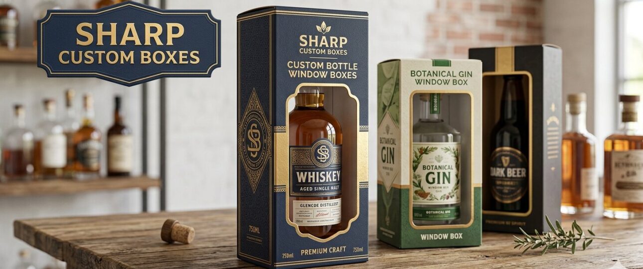 Custom Bottle Window Boxes