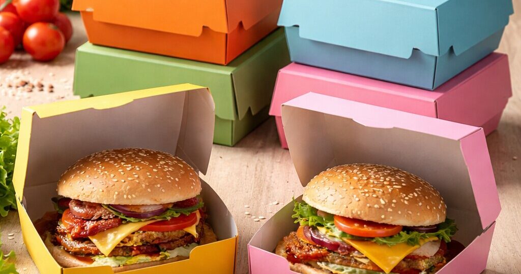 custom burger boxes wholesale​