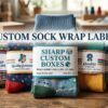 Custom Sock Wrap Labels