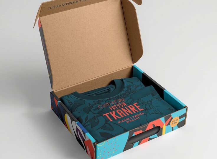 Custom t shirt boxes