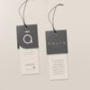 printed retail hang tags
