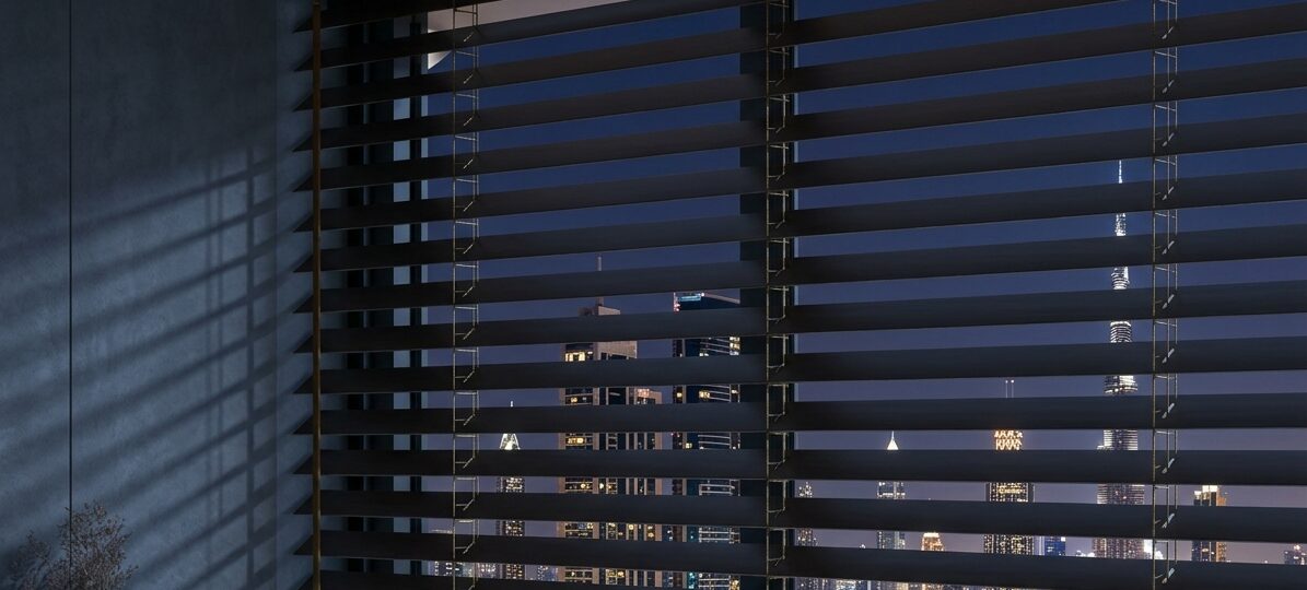 Wooden Venetian Curtains in Dubai